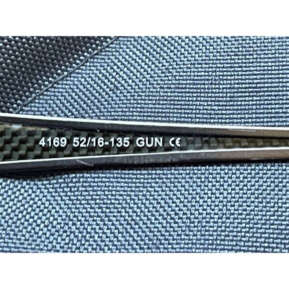 RARE HELIUM PARIS 4169 52/16/135 BLACK FLEX HINGE EYEGLASSES FRAME ONLY - Picture 4 of 9